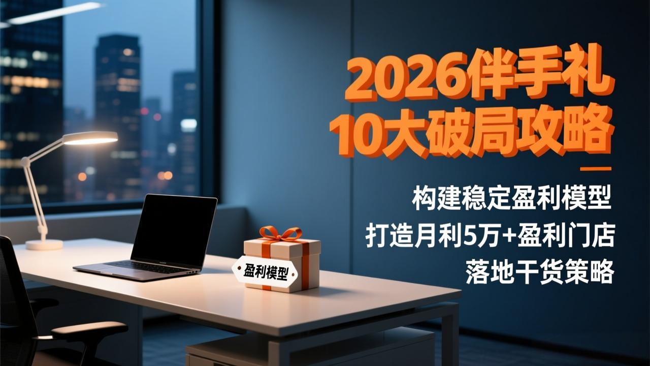 2026伴手礼10大破局攻略：构建稳定盈利模型，打造月利5万+盈利门店，落地干货策略-云阁资源网