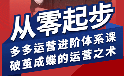 海神·拼多多运营进阶系统课(更新9月)-云阁资源网