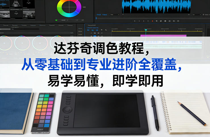 达芬奇调色教程，从零基础到专业进阶全覆盖，易学易懂，即学即用-云阁资源网