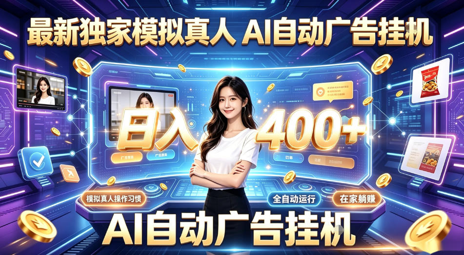 最新独家模拟真人，AI自动挂号挂G，日入400+，全程全自动运行，无需人工【揭秘】-云阁资源网