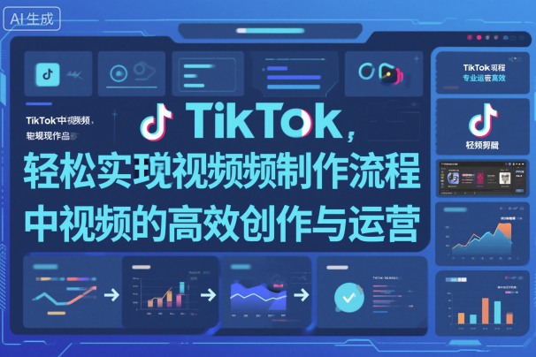 TikTok中视频制做流程，轻松实现Tk中视频的高效创作与运营-云阁资源网