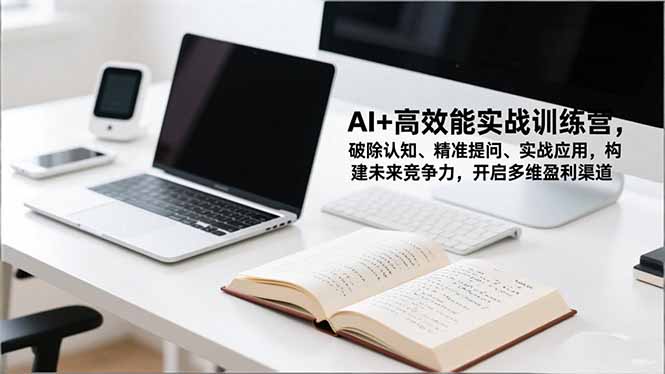 AI+高效能实战训练营，破除认知、精准提问、实战应用，构建未来竞争力，开启多维盈利渠道-云阁资源网
