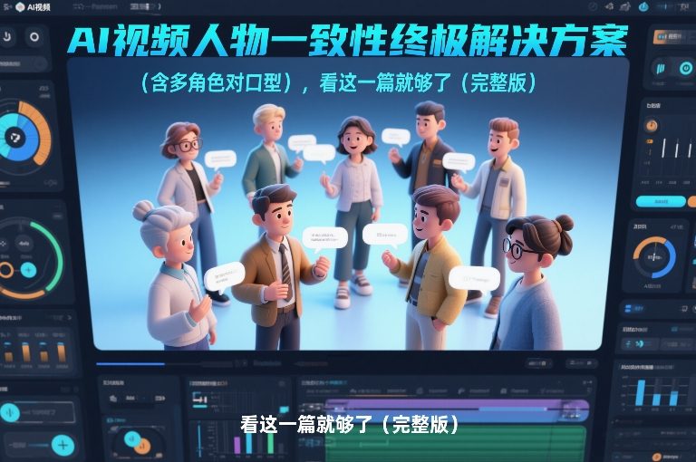 AI视频人物一致性终极解决方案(含多角色对口型)，看这一篇就够了(完整版)-云阁资源网