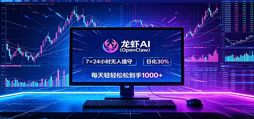 龙虾AI(OpenClaw)全自动挂机，智能操控电脑高效执行任务，每天轻松到手四位数-云阁资源网