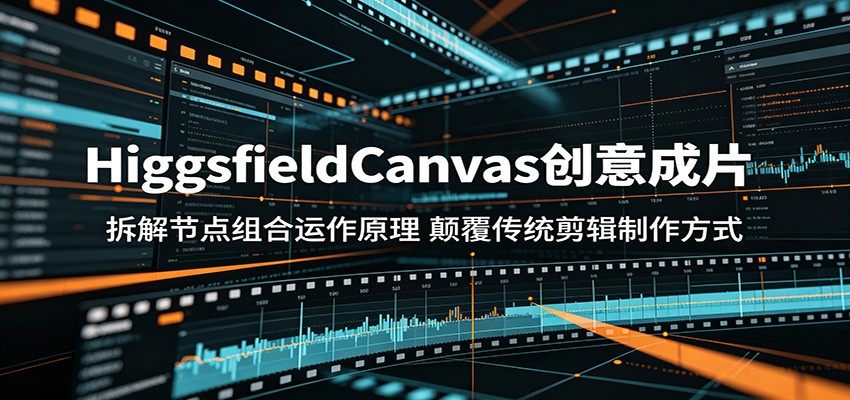HiggsfieldCanvas创意成片：拆解节点组合运作原理，颠覆传统剪辑制作方式-云阁资源网