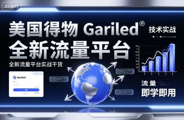 美国得物Gariled技术实战，全新流量平台实战干货，即学即用-云阁资源网