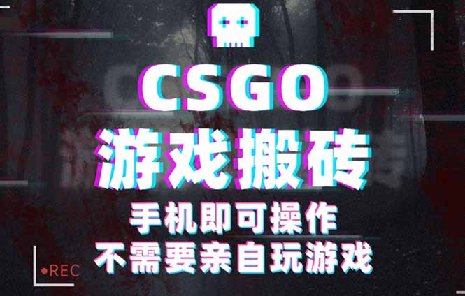 CSGO游戏挂机捡漏，单日扫货500+，年底小高峰上车可吃肉，手机即可操作…-云阁资源网