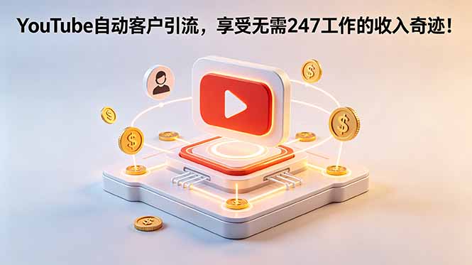 YouTube 自动客户引流,享受无需 247 工作的收入奇迹!【原创双语字幕】-云阁资源网