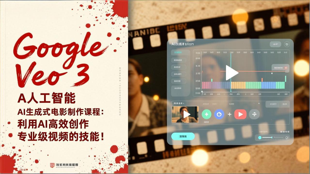 Google Veo 3人工智能AI生成式电影制作课程:利用AI高效创作专业级视频的技能!-云阁资源网