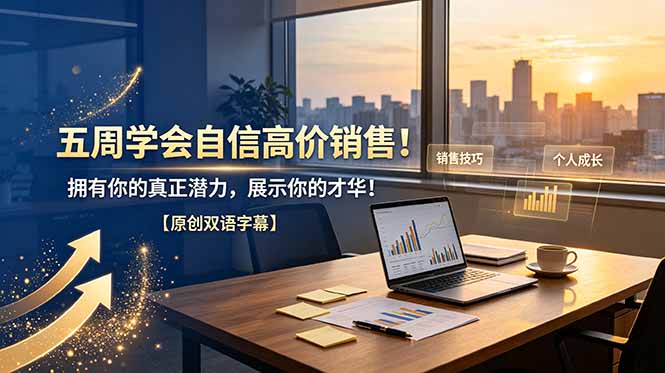 五周学会自信高价销售！拥有你的真正潜力，展示你的才华！【原创双语字幕】-云阁资源网