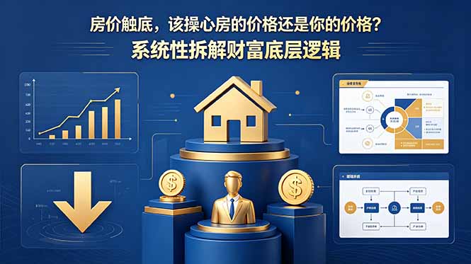 付费文章:房价触底,该操心房的价格还是你的价格?系统性拆解财富底层逻辑-云阁资源网
