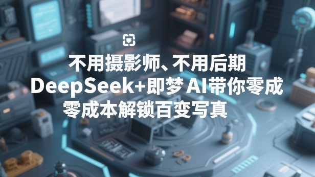 不用摄影师、不用后期，DeepSeek+即梦AI带你零成本解锁百变写真！-云阁资源网