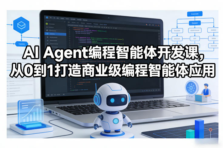 AI Agent编程智能体开发课，从0到1打造商业级编程智能体应用-云阁资源网