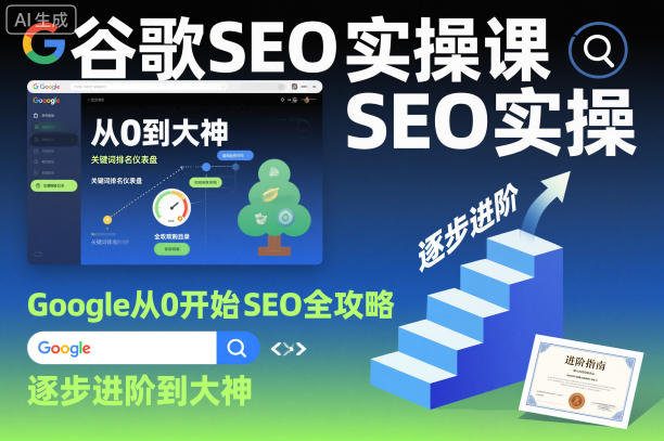 谷歌SEO实操课，Google从0开始SEO全攻略，逐步进阶到大神(更新26年)-云阁资源网