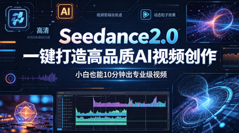 Seedance2.0一键打造高品质AI视频创作，小白也能10分钟出专业级视频-云阁资源网