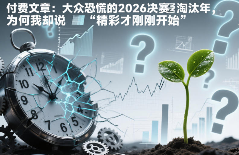 付费文章：大众恐慌的2026决赛淘汰年，为何我却说“精彩才刚刚开始”？-云阁资源网