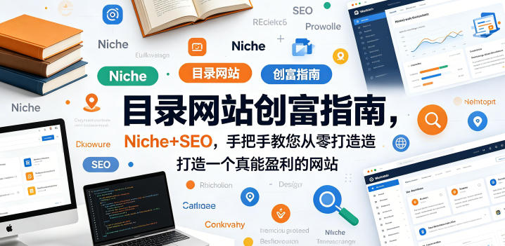 目录网站创富指南，Niche+SEO，手把手教您从零打造打造一个真能盈利的网站【原创双语字幕】-云阁资源网