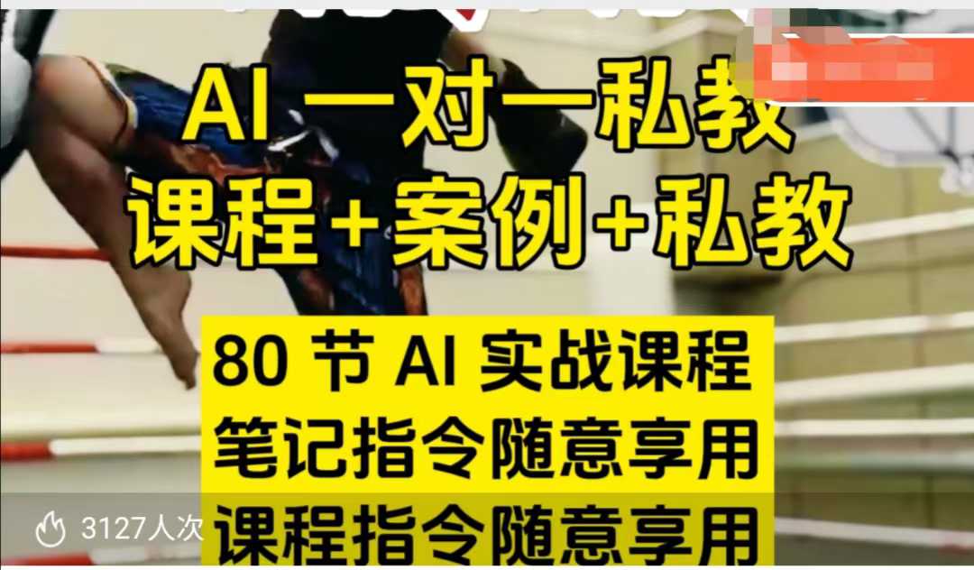 AI指令实战课，课程+案例，80节AI实战课程，笔记指令随意享用，课程指令随意享用(更新26年3月)-云阁资源网