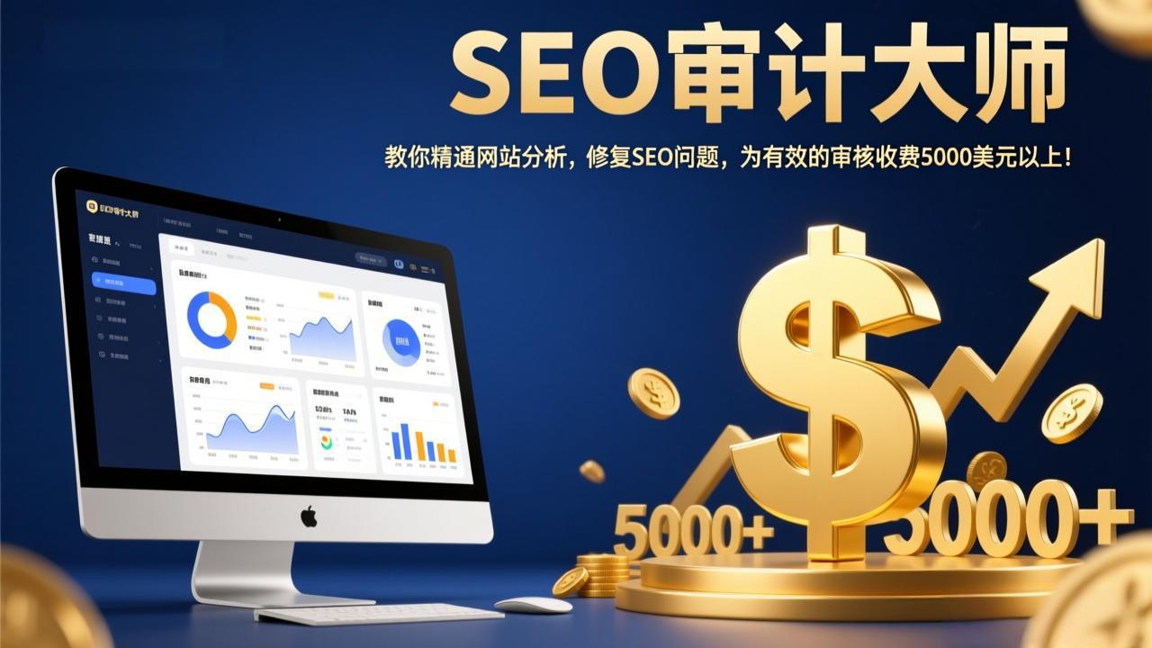 SEO审计大师：教你精通网站分析，修复SEO问题，为有效的审核收费5000美元以上！-云阁资源网