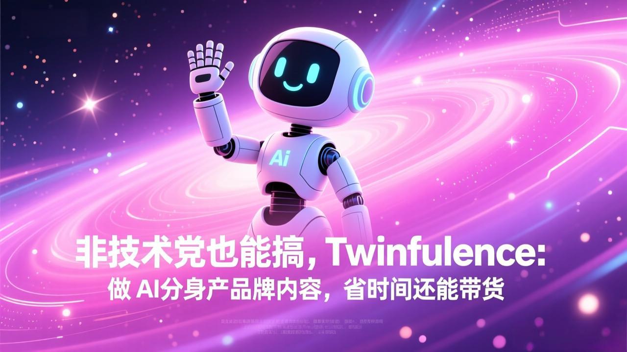 非技术党也能搞!Twinfluence:做 AI 分身产品牌内容,省时间还能带货-云阁资源网