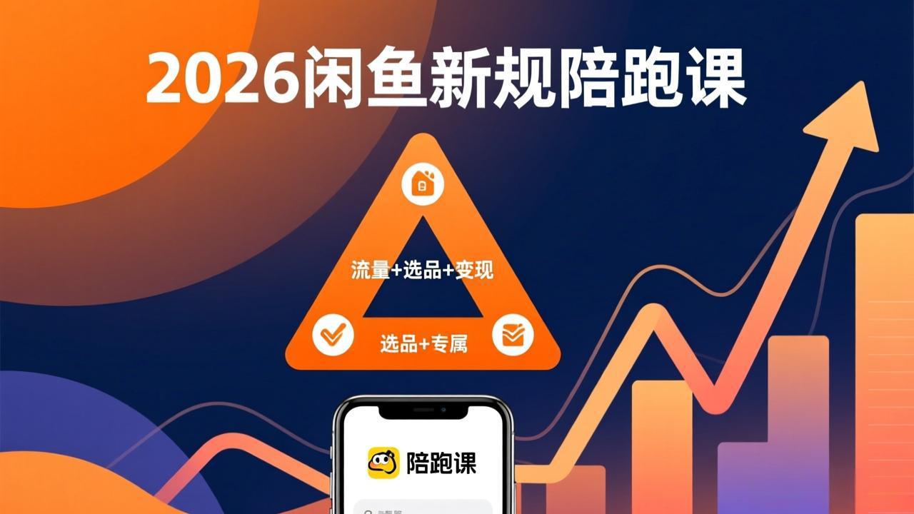 2026闲鱼高阶陪跑课全新上线,带你吃透新规玩转选品流量,从零搭建稳定变现盈利体系-云阁资源网