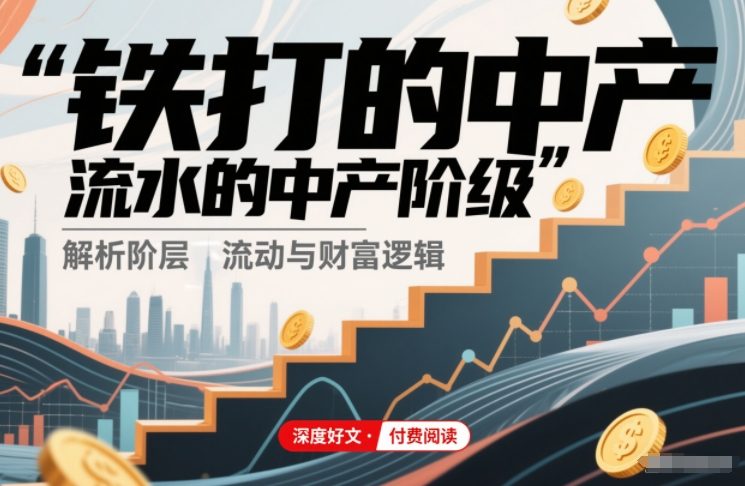 付费文章：铁打的中产，流水的中产阶级-云阁资源网