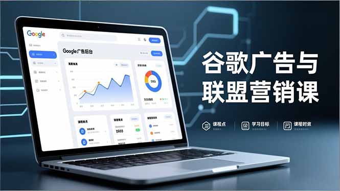 谷歌广告与联盟营销课，防关联注册、退款指南、流量追踪，全链路实战，月收益达5000美元+-云阁资源网