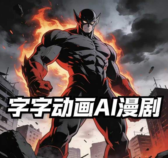 字字动画AI漫剧2026年第1期系统课程，小白看完就能学会实操的漫剧课，单人月收1-3W-云阁资源网