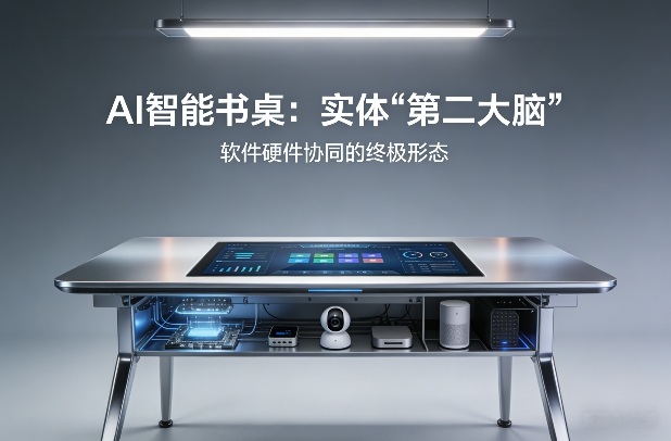 AI智能书桌搭建，构建你的实体“第二大脑”，软件硬件协同的终极形态-云阁资源网