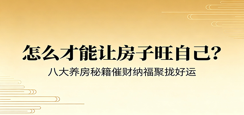 付费文章《怎么才能让房子旺自己？》八大养房秘籍催财纳福聚拢好运-云阁资源网