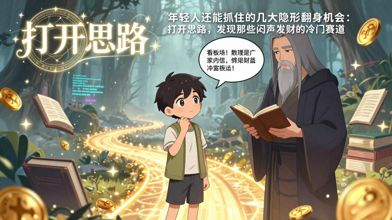 付费文1+2：年轻人还能抓住的几大隐形翻身机会：打开思路，发现那些闷声发财的冷门赛道-云阁资源网