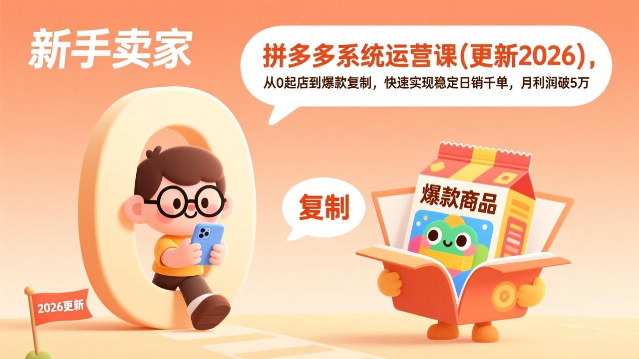 拼多多系统运营课(更新4月-云阁资源网