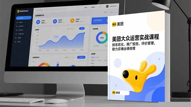 美团大众运营实战课程，排名优化、推广投放、评价管理，助力店铺业绩倍增-云阁资源网