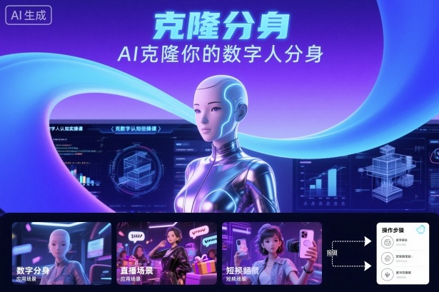 AI数字人认知实操课，克隆你的数字人分身-云阁资源网