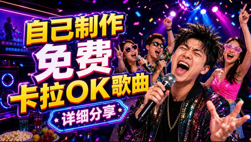 零基础AI制作免费卡拉OK视频教程,从歌曲生成、音轨分离到字幕制作、视频导出,手把手教学-云阁资源网